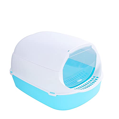 Katzenklo Volle geschlossene Katze Kunststoff streu Box Deodorant Katze kätzchen Anti Splash Toilette innen sauber Sand Schlaf Basin kats putzungsmittel Katzentoilette (Color : Totally-Closed, Size Katzenklo Volle geschlossene Katze Kunststoff streu Box Deodorant Katze kätzchen Anti Splash Toilette innen sauber Sand Schlaf Basin kats putzungsmittel Katzentoilette (Color : Totally-Closed, Size von BinOxy