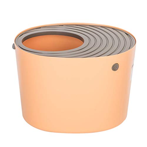 Katzentoilette Dreidimensionale Katzentoilette Waschbecken Oberer Eingang Typ Katzentoilette Großer Raum Großer Trompete Katzen Sandtopf Haustierbedarf Katzentoilette (Farbe: Oranje, Größe: Small) Katzentoilette Dreidimensionale Katzentoilette Waschbecken Oberer Eingang Typ Katzentoilette Großer Raum Großer Trompete Katzen Sandtopf Haustierbedarf Katzentoilette (Farbe: Oranje, Größe: Small) von BinOxy