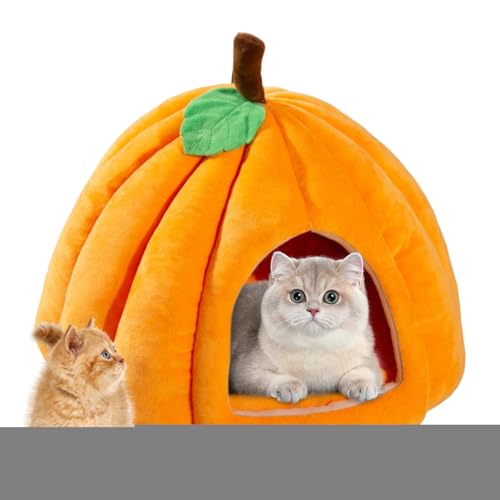 Biniveil Halloween Katzenbett, Haustierhöhlenbett | Niedliches Haustier-Halloween-Höhlennest in Kürbisform,Heimtierbedarf, Bequemes Haustier-Schlafbett für Zuhause, Tierhandlung Biniveil Halloween Katzenbett, Haustierhöhlenbett | Niedliches Haustier-Halloween-Höhlennest in Kürbisform,Heimtierbedarf, Bequemes Haustier-Schlafbett für Zuhause, Tierhandlung von Biniveil