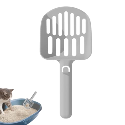 Biniveil Katzenstreuschaufel, ergonomischer Griff, antihaftbeschichtet, modisches Design, Schaufel für das Training von Hauseinbrechungen, Haushalte mit mehreren Katzen von Biniveil