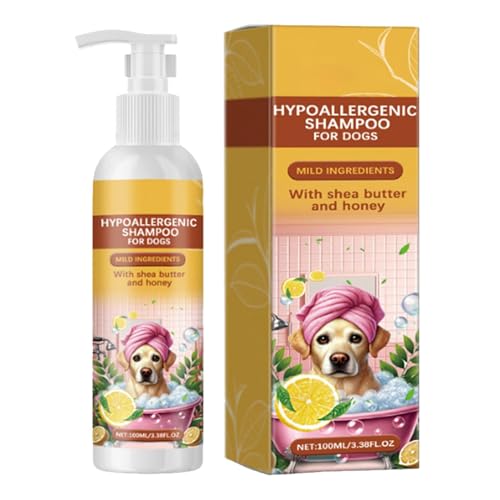 Biniveil Tiefenreinigendes Haustiershampoo, desodorierendes Shampoo für Hunde | Glattes feuchtigkeitsspendendes Shampoo für Haustierwelpen,Sanft pflegendes Haustiershampoo für Katzen, Kätzchen, Hunde, Biniveil Tiefenreinigendes Haustiershampoo, desodorierendes Shampoo für Hunde | Glattes feuchtigkeitsspendendes Shampoo für Haustierwelpen,Sanft pflegendes Haustiershampoo für Katzen, Kätzchen, Hunde, von Biniveil