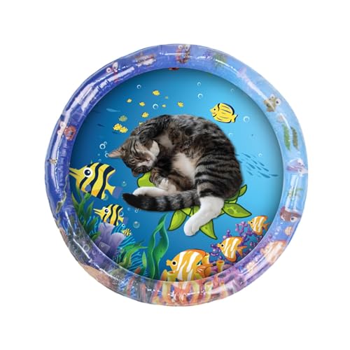 Biniveil Wasser Spielmatte | Aufblasbare Wasser Matte | Wasser Sensorische Spielmatte | Wasser Matte Sensorisches Spielzeug | Wachstum Aktivität Spielzentrum Für 0-3-6-12 Monate Mädchen jun-gen Biniveil Wasser Spielmatte | Aufblasbare Wasser Matte | Wasser Sensorische Spielmatte | Wasser Matte Sensorisches Spielzeug | Wachstum Aktivität Spielzentrum Für 0-3-6-12 Monate Mädchen jun-gen von Biniveil