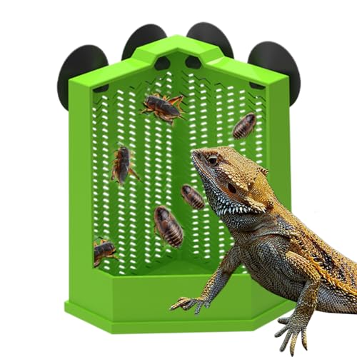 Reptilien-Futternapf – -Futternapf mit Saugnapf, Gecko-Futterstation für Aquarium, Anti-Entkommen, Eck-Futterstation, Haustierzubehör für Terrarium, Gehege, Anfänger, Züchter, Reptilien-Futternapf – -Futternapf mit Saugnapf, Gecko-Futterstation für Aquarium, Anti-Entkommen, Eck-Futterstation, Haustierzubehör für Terrarium, Gehege, Anfänger, Züchter, von Biniveil