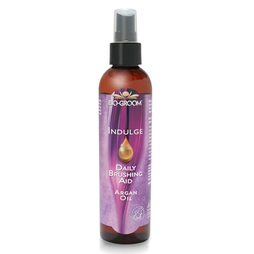 BIO-GROOM - Pflegespülung mit Argan Öl für Hunde - Gegen Verfilzungen - Hundebadezubehör für empfindliche Haut - Frei von Tierquälerei Hundespray - 355 ml von Bio-groom