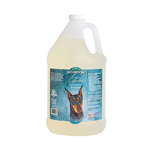 BIO-GROOM - So-Gentle Hyoallergen Shampoo - Mildes Hundeshampoo - Geeignet für Hunde mit Allergien oder empfindlicher Haut - Rückstandsfreies Ausspülen - pH-ausgeglichen und Tränenfrei - 3.8 L von Bio-groom