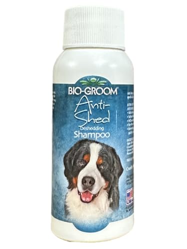 Bio-groom - Anti-Schuppen und Verfilzung Hundeshampoo - Für Welpenwäsche, Katzen- & Hundepflege - Frei von Tierquälerei - 59 ml Bio-groom - Anti-Schuppen und Verfilzung Hundeshampoo - Für Welpenwäsche, Katzen- & Hundepflege - Frei von Tierquälerei - 59 ml von Bio-groom