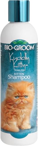 Bio-Groom - Kuddly Kitten Shampoo - Sanftes Katzenshampoo - Hinterlässt das Fell weich und sauber - Tränenfrei und ph-balanciert - Frei von Parabenen und künstlichen Verdickungsmitteln - 236 ml von Bio-groom