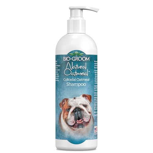 Bio-Groom - Natural Oatmeal - Haferflocken Shampoo - Hundeshampoo und Welpenshampoo - Lindert Juckreiz und spendet Feuchtigkeit - pH-neutral und frei von Parabenen - 946 ml von Bio-groom