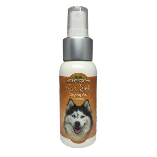 Bio-Groom - So Quick - Schnelltrocknungsspray - Hundespray - Entwirrungsspray für Hunde - Unparfümiert und frei von Tierquälerei - 59 ml von Bio-groom
