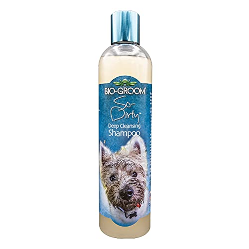 Bio-Groom - Tiefenreinigendes Hundeshampoo - Verleiht Glanz und stärkt das Haar - Bis zu 138 Hundwäschen - Frei von Parabenen und Silikonen - Tierversuchsfrei und Seifenfrei - 355 ml von Bio-groom