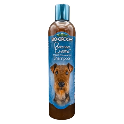 Bio-Groom - Bronze Lustre Shampoo - Hundeshampoo zur Verbesserung der braunen Fellfarbe - Verleiht Glanz und Schimmer - Stärkt das Haar - Verhindert Trockenheit - 340g von Bio-groom