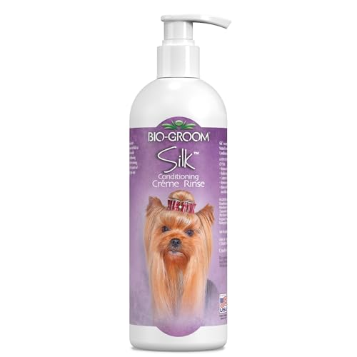 Bio-Groom - Silk Creme Rinse Conditioner - Pflegespülung für Hunde und Welpen - Spendet Feuchtigkeit - Entfernt Verfilzungen - Rückstandsfreies Ausspülen - 946 ml von Bio-groom