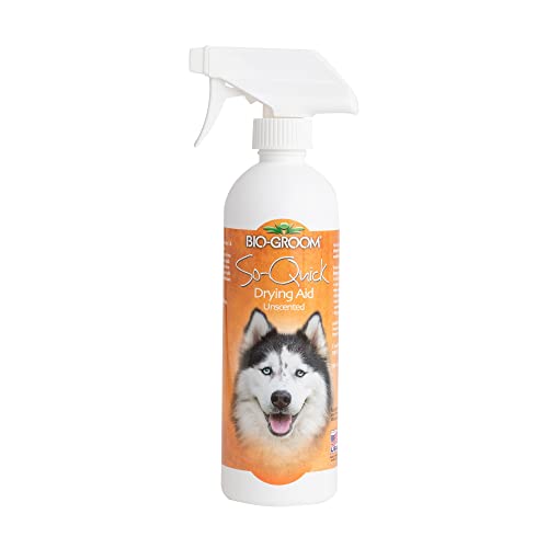 Bio-Groom - Schnelltrocknungsspray - Hundespray - Entwirrungsspray für Hunde - Unparfümiert und frei von Tierquälerei - 473 ml von Bio-groom
