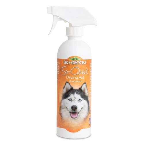 Bio-Groom So Quick - Schnelltrocknungsspray - Hundespray - Entwirrungsspray für Hunde - Unparfümiert und frei von Tierquälerei - 473 ml von Bio-groom