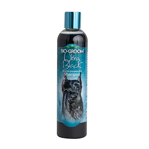 BIO-GROOM - Ultra Black Hundeshampoo - Für Dunkles Hundefell - Intensiviert Dunkles Fell - Verhindert Trockenheit - Mit Sojaprotein - 355 ml von Bio-groom