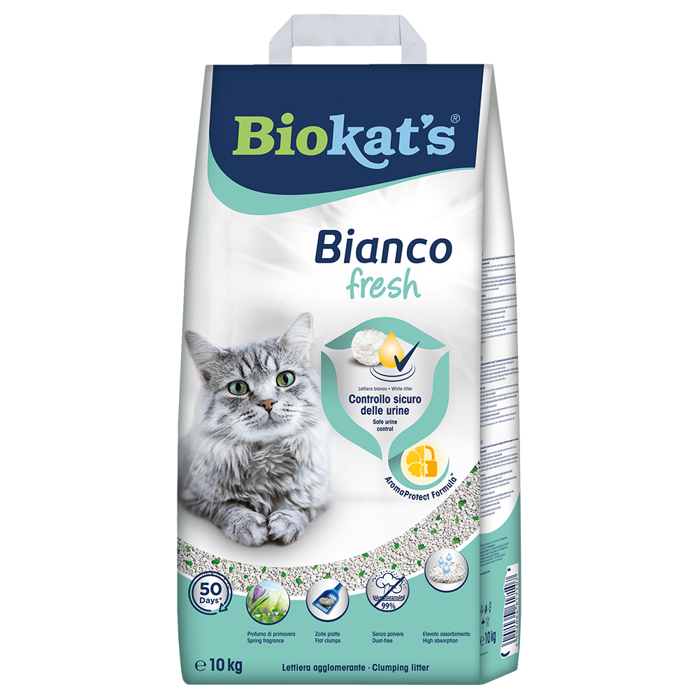Biokat's Bianco Fresh Katzenstreu - 10 kg von BioKat's