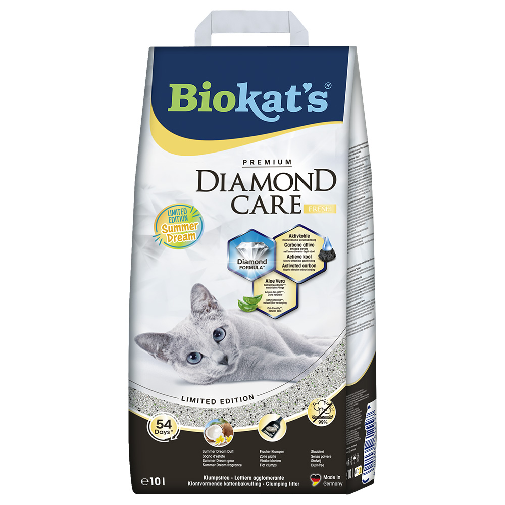 Biokat´s Diamond Care Fresh Summer Dream Katzenstreu - 10 l von BioKat's