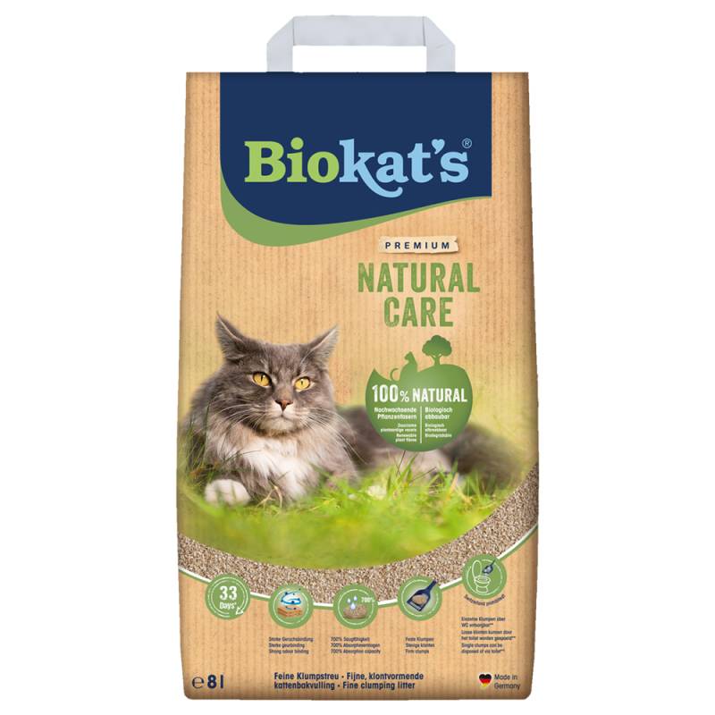 Biokat's Natural Care Katzenstreu - 8 l von BioKat's