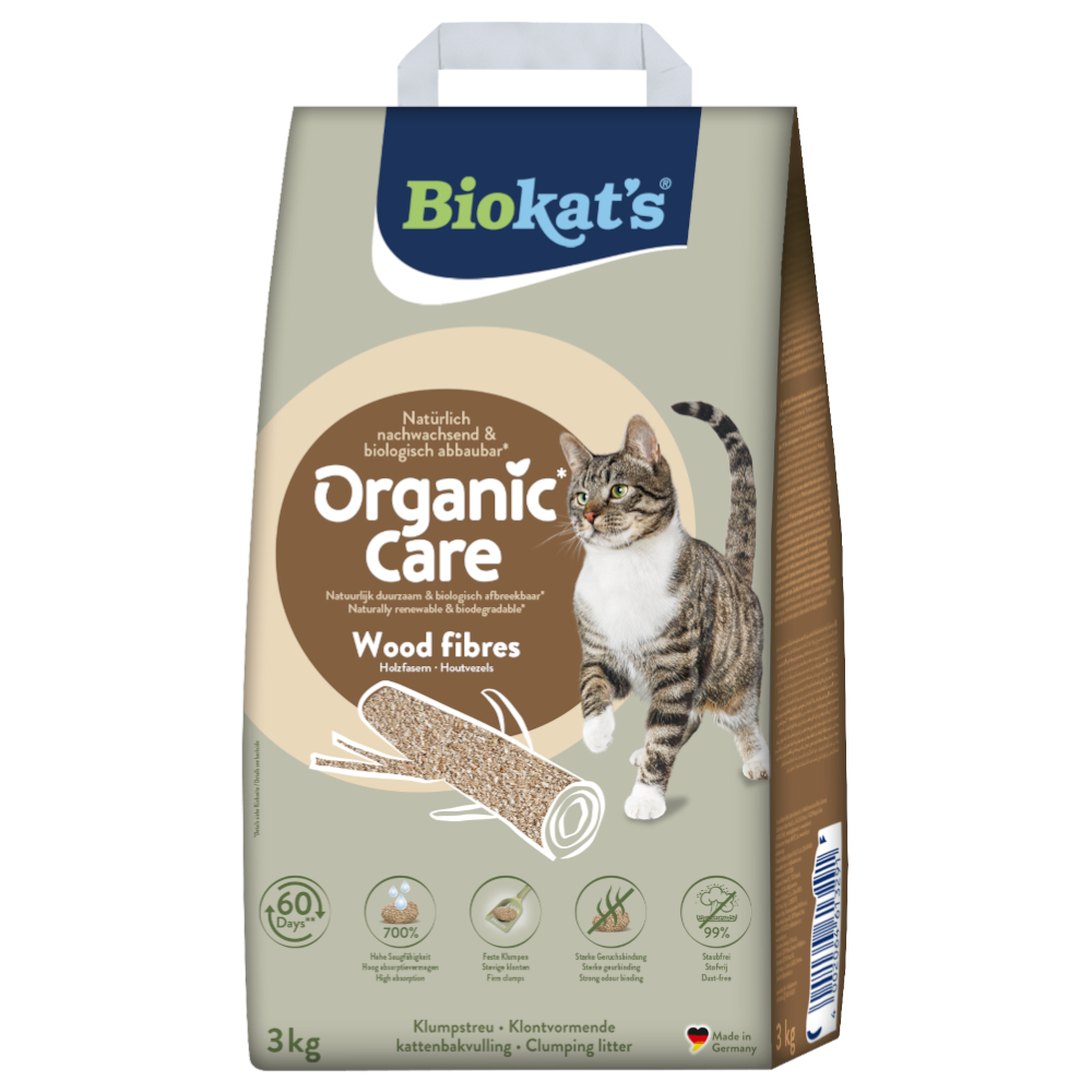 Biokat’s Organic Care Holzfasern - 8 l (ca. 3 kg) von BioKat's