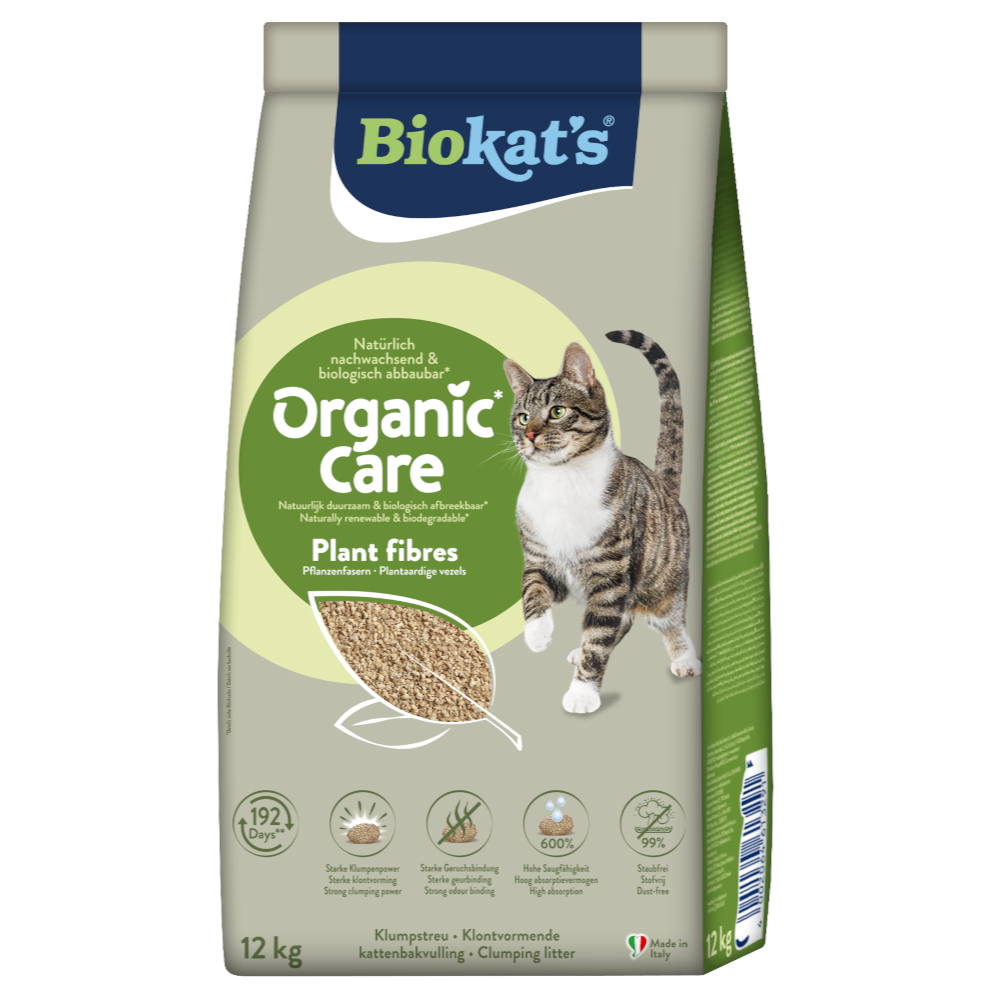 Biokat's Organic Care Pflanzenfasern - 30 l (ca. 12 kg) von BioKat's