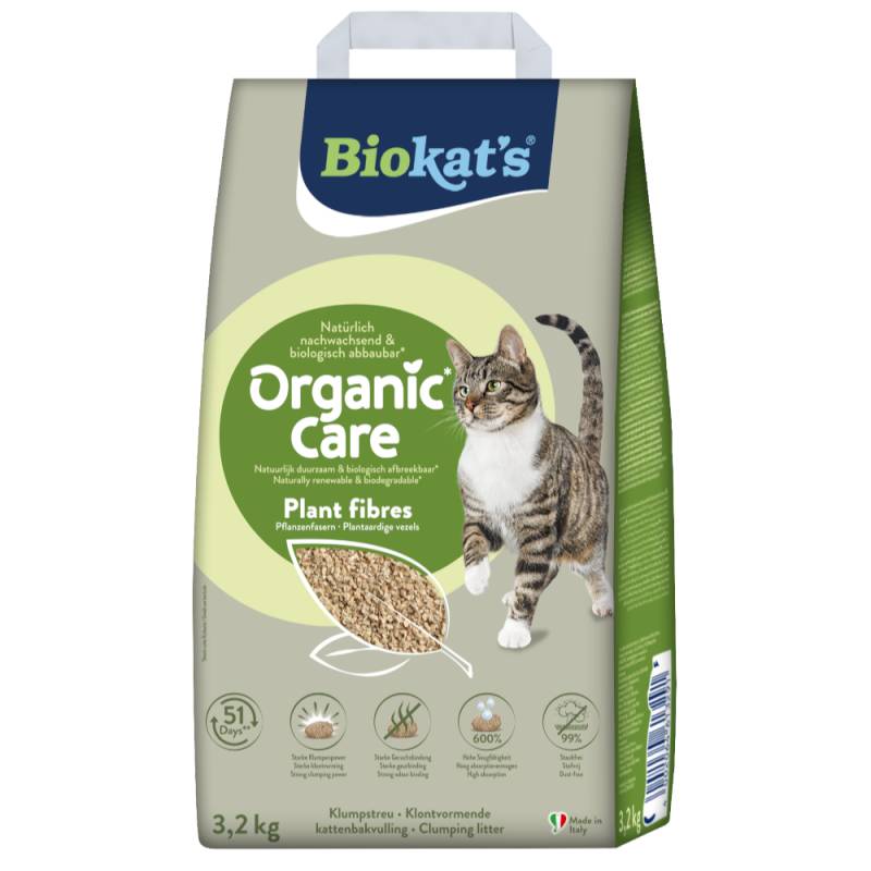 Biokat's Organic Care Pflanzenfasern - 8 l (ca. 3,2 kg) von BioKat's