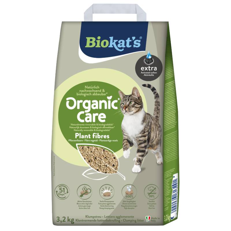 Biokat's Organic Care Plant Fibres Extra - 3,2 kg (8 L) von BioKat's
