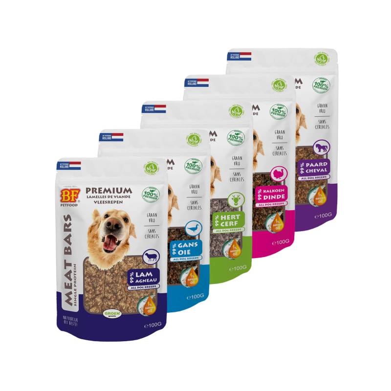BF®Petfood Meat Bars - Gans - 3 x 100 g von Biofood