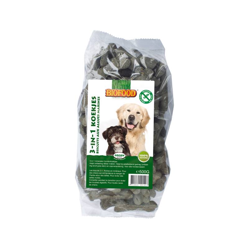 Biofood 3 in 1 Hundekekse - 500 g von Biofood