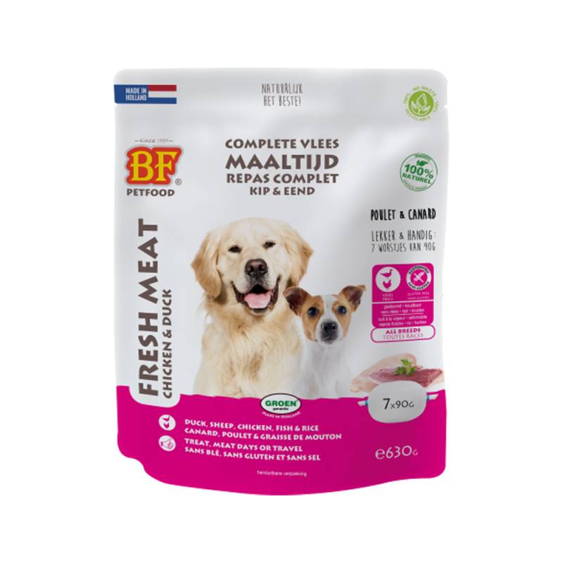 Biofood Frischfleisch Hundefutter - Frischebeutel - Lachs - 7 x 90 g von Biofood