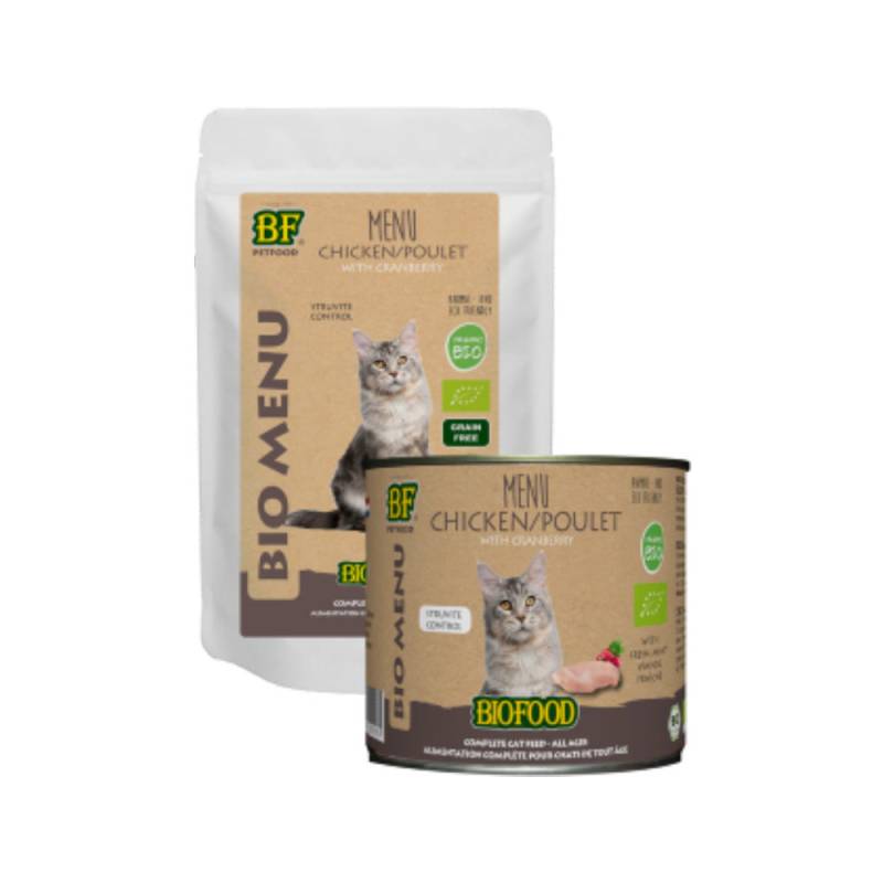 Biofood Organic Menu Huhn - Katze - 20 x 100 g von Biofood