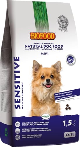 Biofood Premium Trockenfutter für kleine Hunde, sensitiv, Mini, 1,5 kg Biofood Premium Trockenfutter für kleine Hunde, sensitiv, Mini, 1,5 kg von Biofood