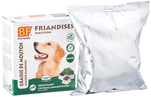 BIOFOOD Maxi Alge Leckerlis für Hunde/Katzen, 40 Stück, Mehrfarbig, 265 g (1 Stück) von Biofood