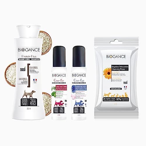 Biogance – Hygiene- und Pflege-Routine für Hunde – Naturprodukte – reinigt, schützt, spendet Feuchtigkeit von Biogance
