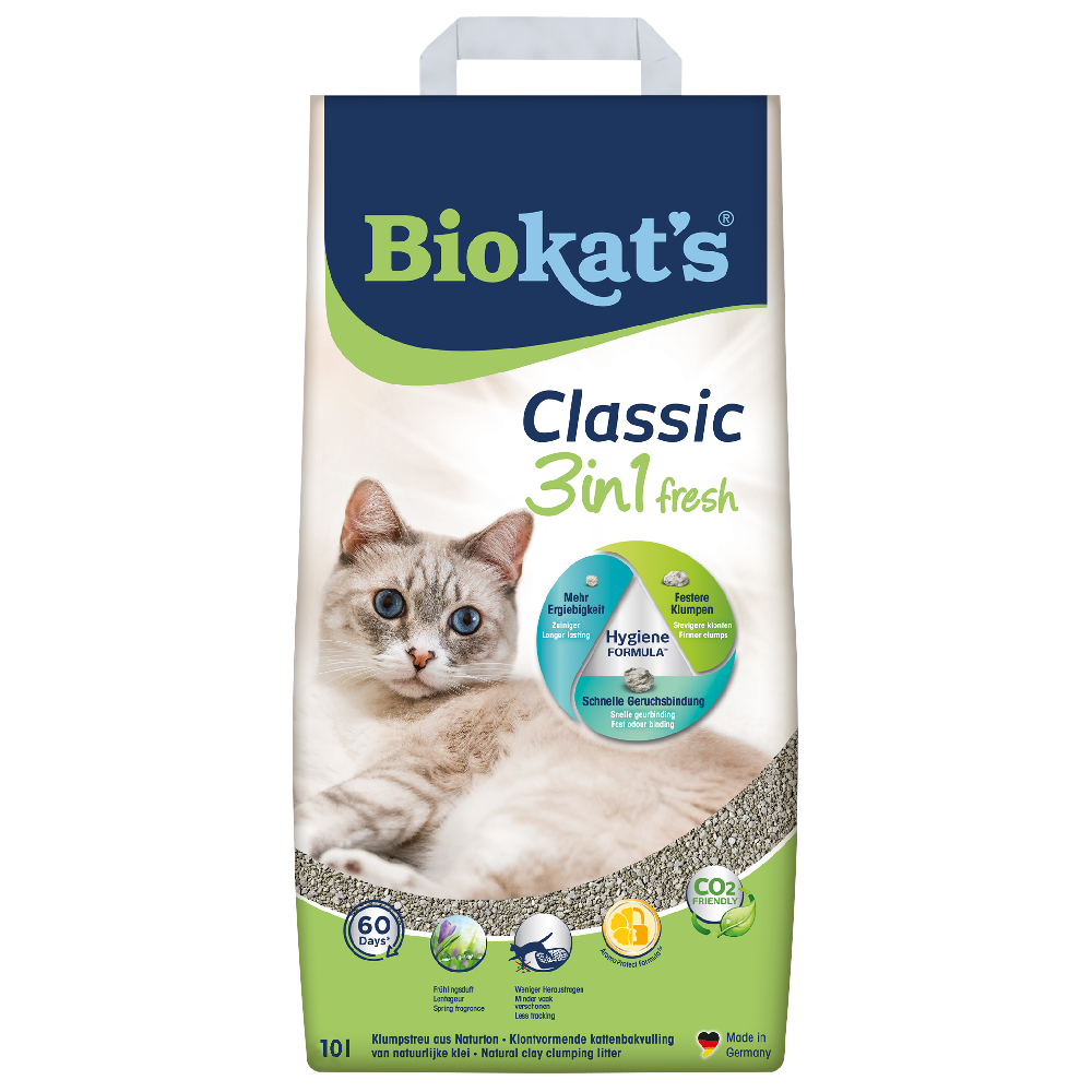 Biokat´s Classic Fresh 3in1 Katzenstreu - 10 l von BioKat's