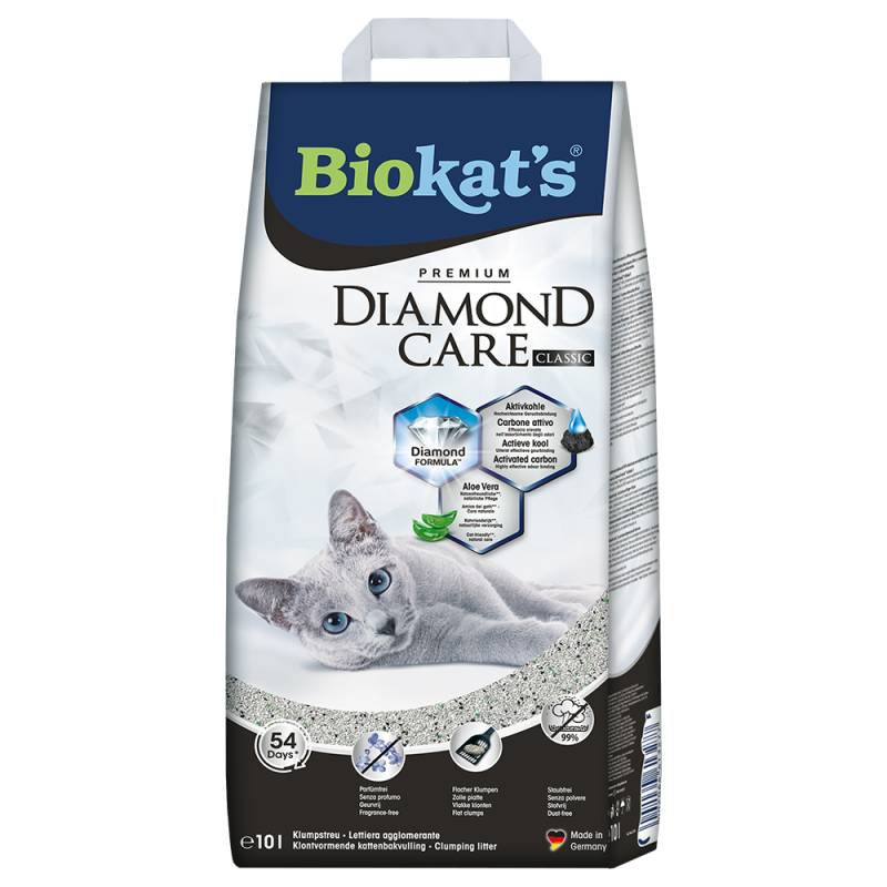 Biokat´s Diamond Care Classic Katzenstreu - Sparpaket 2 x 10 l von BioKat's