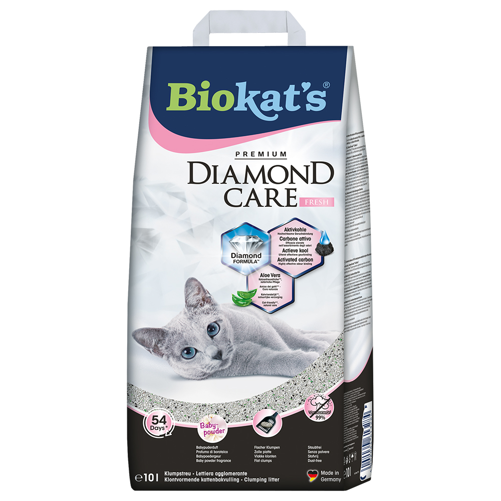 Biokat´s Diamond Care Fresh Katzenstreu - 2 x 10 l von BioKat's