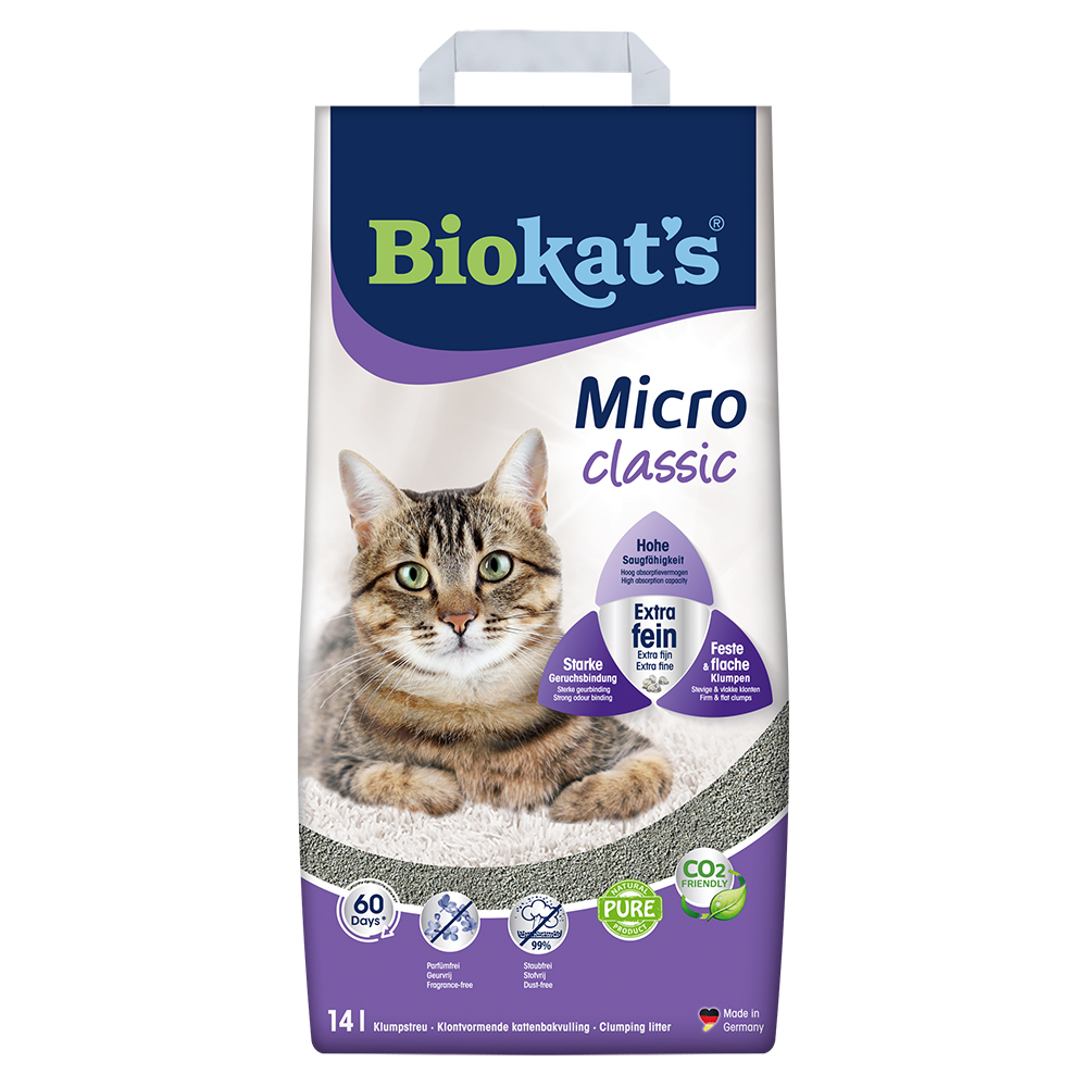 Biokat's Micro Classic Katzenstreu - 14 l von BioKat's