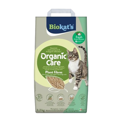 Biokat Organic Care Plant Fibres Fresh Katzenstreu - 3,2 kg von Biokat