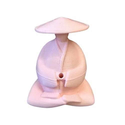 Garnelenstäbchenhalter – Aquarium Lutscher Stick Lebensmittelzubehör (Rose Pink, The Thinker - Sitzend) von BiotopeAquatics