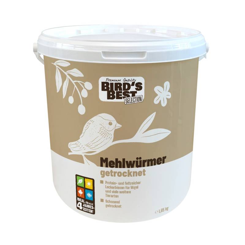 Bird's Best Mehlwürmer getrocknet - 1,65 kg Bird's Best Mehlwürmer getrocknet - 1,65 kg von Bird's Best