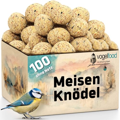 100 Stück ohne Netz Meisenknödel Marke Birds Garden Vogelfutter Wildvogelfutter Ganzjahresfutter Fettfutter von Bird`s Garden