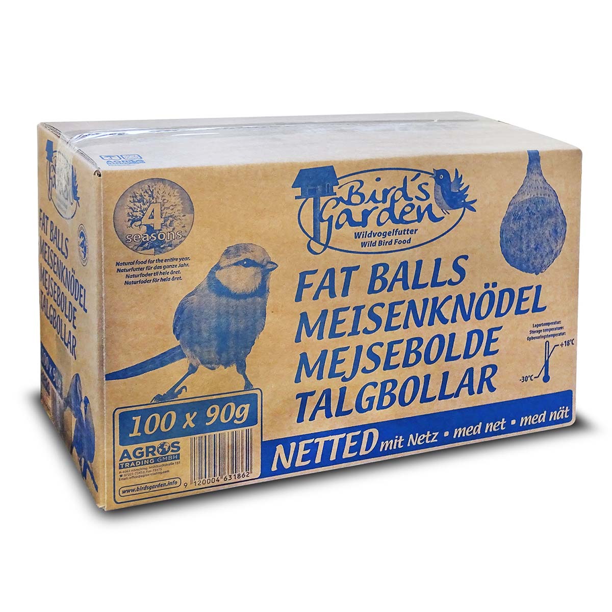 Birds Garden 100 Meisenknödel mit Insekten im Netz Birds Garden 100 Meisenknödel mit Insekten im Netz von Birds Garden