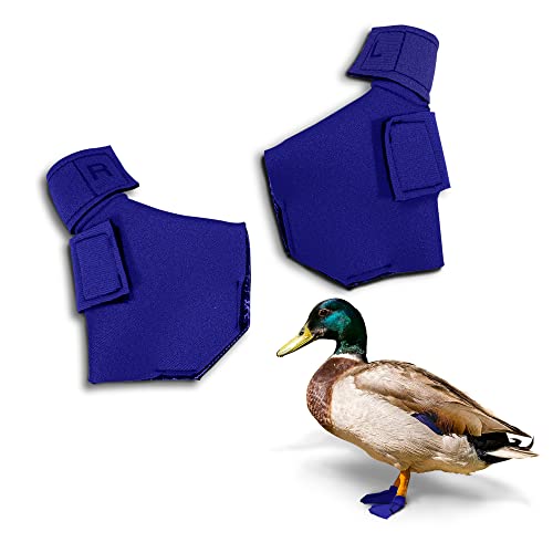 Große Wasservögel-Schuhchen, passend für die meisten Gänse und große Enten, Königsblau von Birdy Bootie