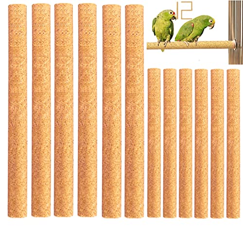 12 Stück Sandstangenabdeckungen für Vogel – 25,4 cm Vogelstangen Vogelständer Vogelkäfig Zubehör Naturholz Sitzstange Plattform Pfote Schleifstab für Sittiche, Liebesvögel, Papageien, Kanarienvögel, Kanarienvögel, 12 Stück 12 Stück Sandstangenabdeckungen für Vogel – 25,4 cm Vogelstangen Vogelständer Vogelkäfig Zubehör Naturholz Sitzstange Plattform Pfote Schleifstab für Sittiche, Liebesvögel, Papageien, Kanarienvögel, Kanarienvögel, 12 Stück von Birheatry