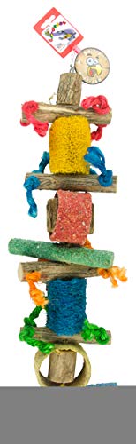 Birrdeeez Jumbo-Spielzeug aus Seil mit Papagei Nr. 1 von Birrdeeez
