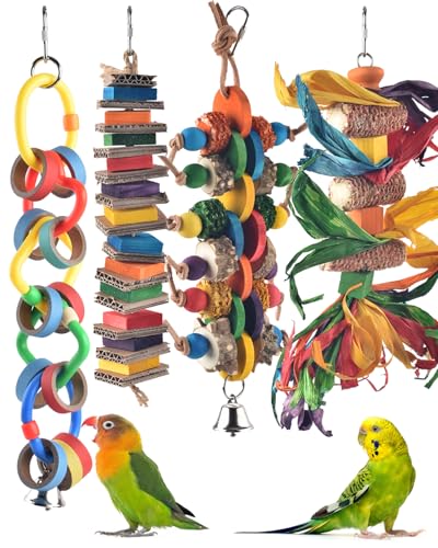 Bissap Kauspielzeug für Vögel, mehrfarbig, Bagel, Kaskade, Vogel, Papageienspielzeug, Beißpapier, Pappe, olympische Ringe, Spielzeug für Amazonas-Nymphensittiche, Kakadus, Aras und ähnlich große Bissap Kauspielzeug für Vögel, mehrfarbig, Bagel, Kaskade, Vogel, Papageienspielzeug, Beißpapier, Pappe, olympische Ringe, Spielzeug für Amazonas-Nymphensittiche, Kakadus, Aras und ähnlich große von Bissap