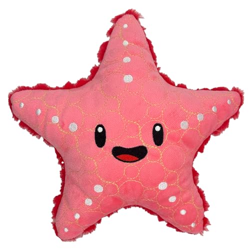 BITE FORCE Deep Sea - Langlebiges Plüschspielzeug für Hunde - Hundespielzeug mit Kevlar gefertigt, mehrlagig und verstärkten Nähten. Quietscher für interaktives Spiel. Ideal für starke Kauer(Seestern) BITE FORCE Deep Sea - Langlebiges Plüschspielzeug für Hunde - Hundespielzeug mit Kevlar gefertigt, mehrlagig und verstärkten Nähten. Quietscher für interaktives Spiel. Ideal für starke Kauer(Seestern) von Bite Force