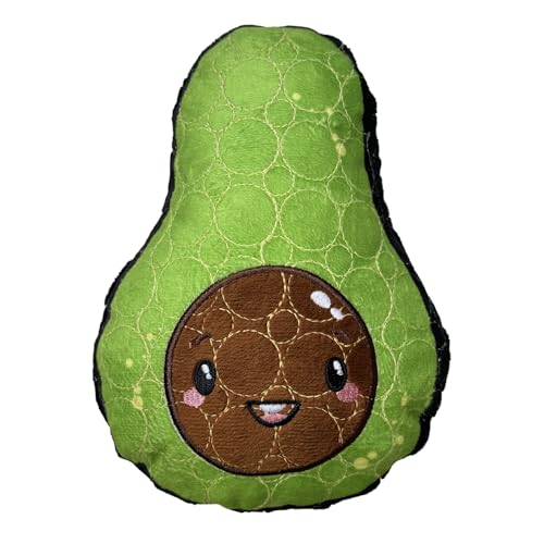 Bite Force - Langlebiges & Starkes Hundespielzeug Avocado Quietscher, Kevlar-verstärkt für aggressive Kauer für kleine, mittelgroße und große Hunde - Grün von Bite Force