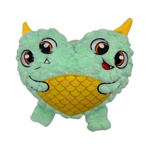 Bite Force - Langlebiges & starkes Hundespielzeug Blaues Zweiköpfiges Monster mit Quietscher, Kevlar-verstärkt für aggressive Kauer. von Bite Force