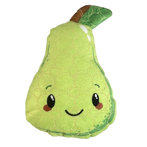 Bite Force - Langlebiges & starkes Hundespielzeug Mr. Pear mit Quietscher, Kevlar-verstärkt für aggressive Kauer für kleine, mittelgroße und große Hunde - Grün von Bite Force